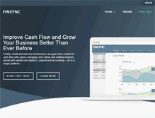 Tablet Screenshot of finsync.com